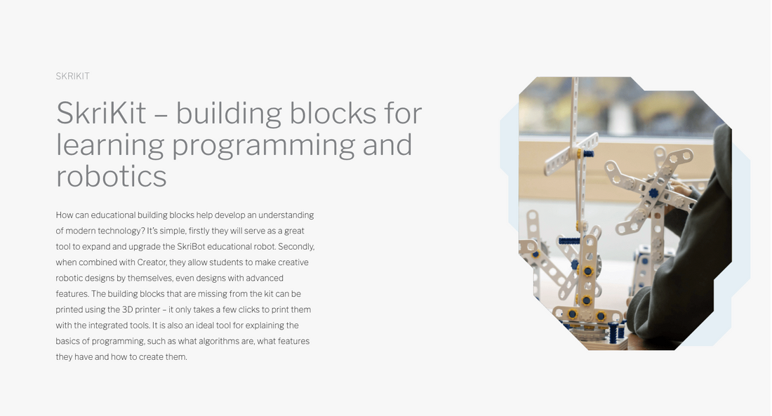 Robotics + Mechanics Basics: Educational Building Blocks