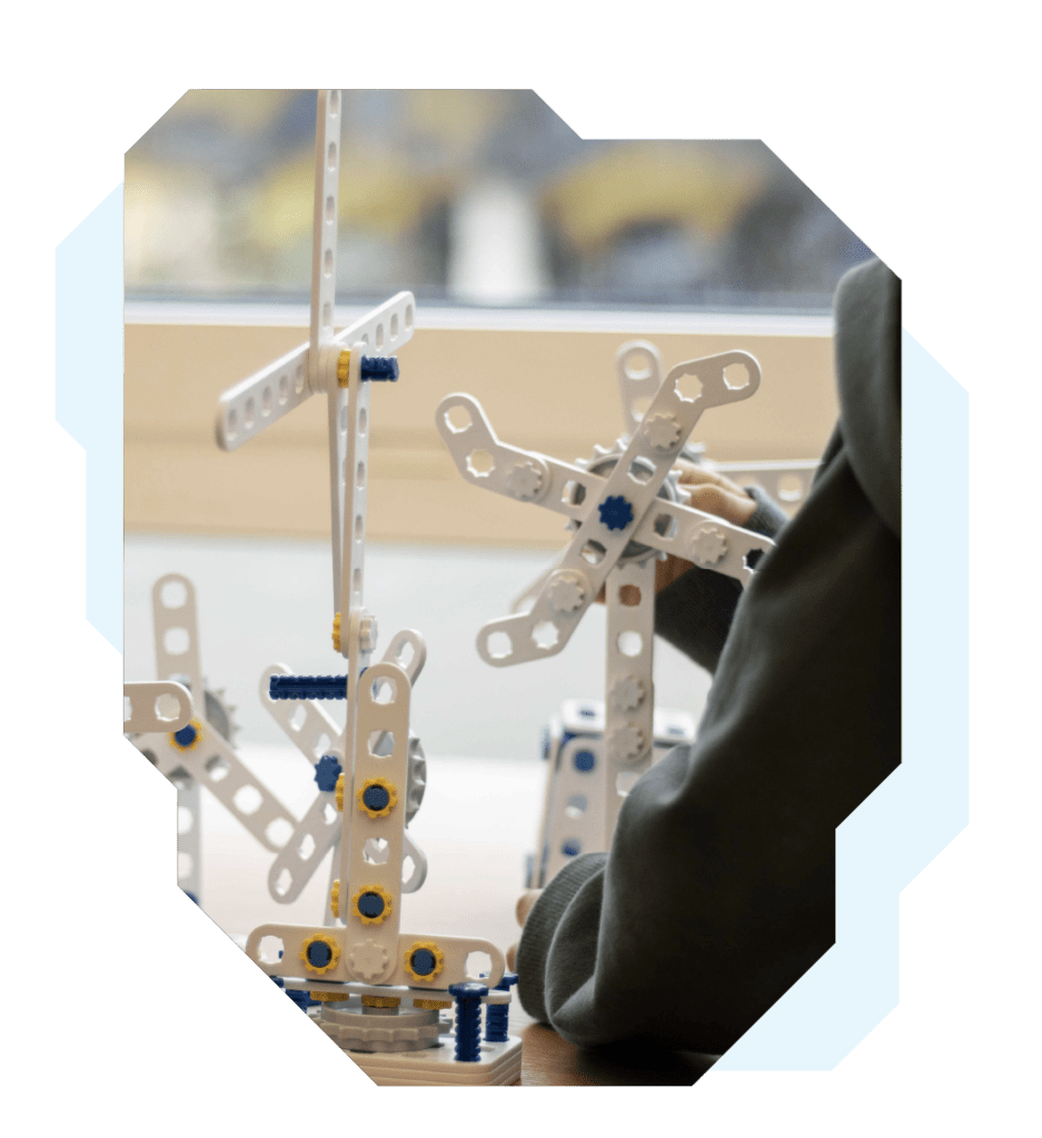 Robotics + Mechanics Basics: Educational Building Blocks