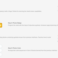 Machine Learning: Photon Robot for Education