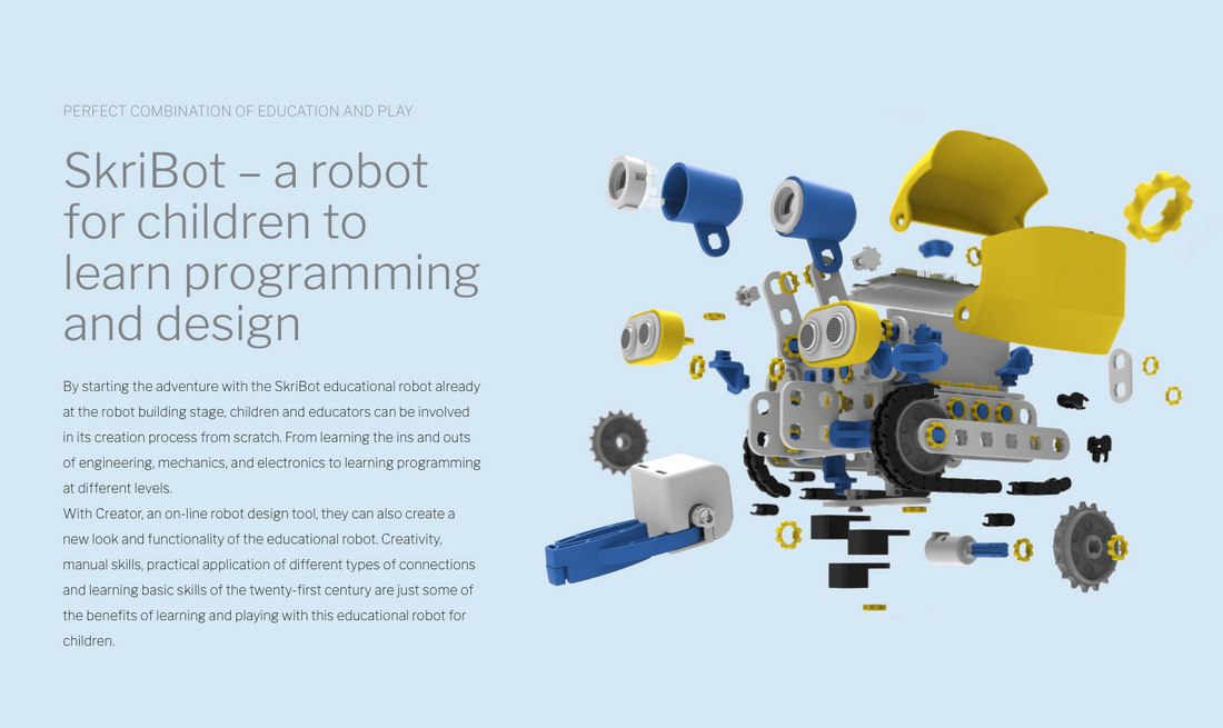 Robotics + Coding: Skribot