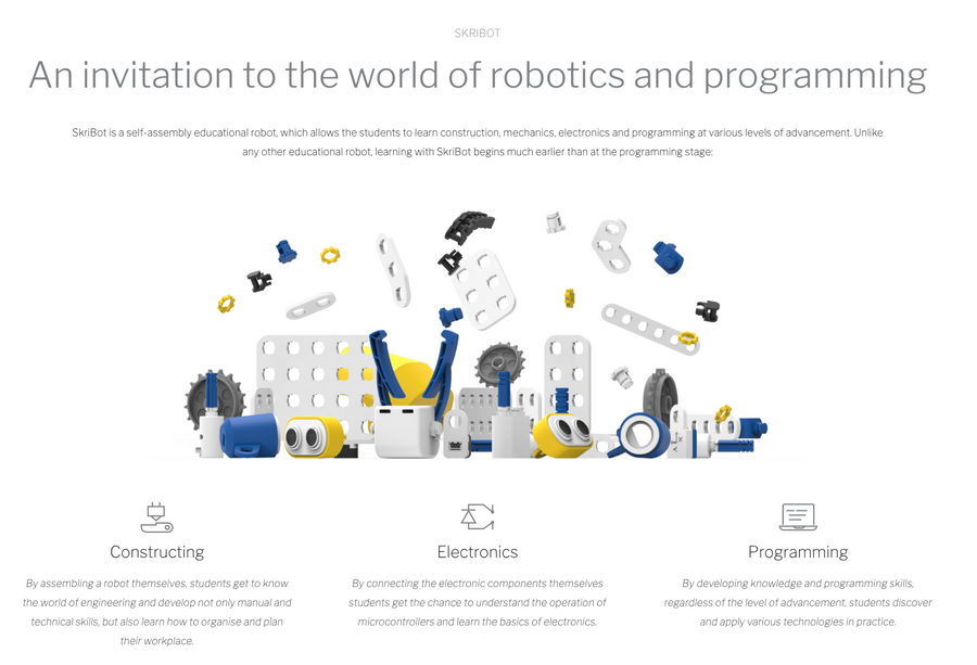 Robotics + Coding: Skribot